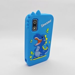 Professional B2B supplier of A10 touchscreen phone-shaped camera with blue laughing dinosaur case for international retailers.