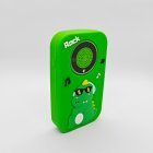 CE/RoHS/FCC certified A20 kids smartphone-shaped camera with durable green dinosaur silicone protector for toy distributors.