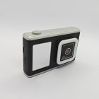 Wholesale Y23 kids digital camera in black, professional compact design for children with square front lens and mini mirror, CE/RoHS certified.