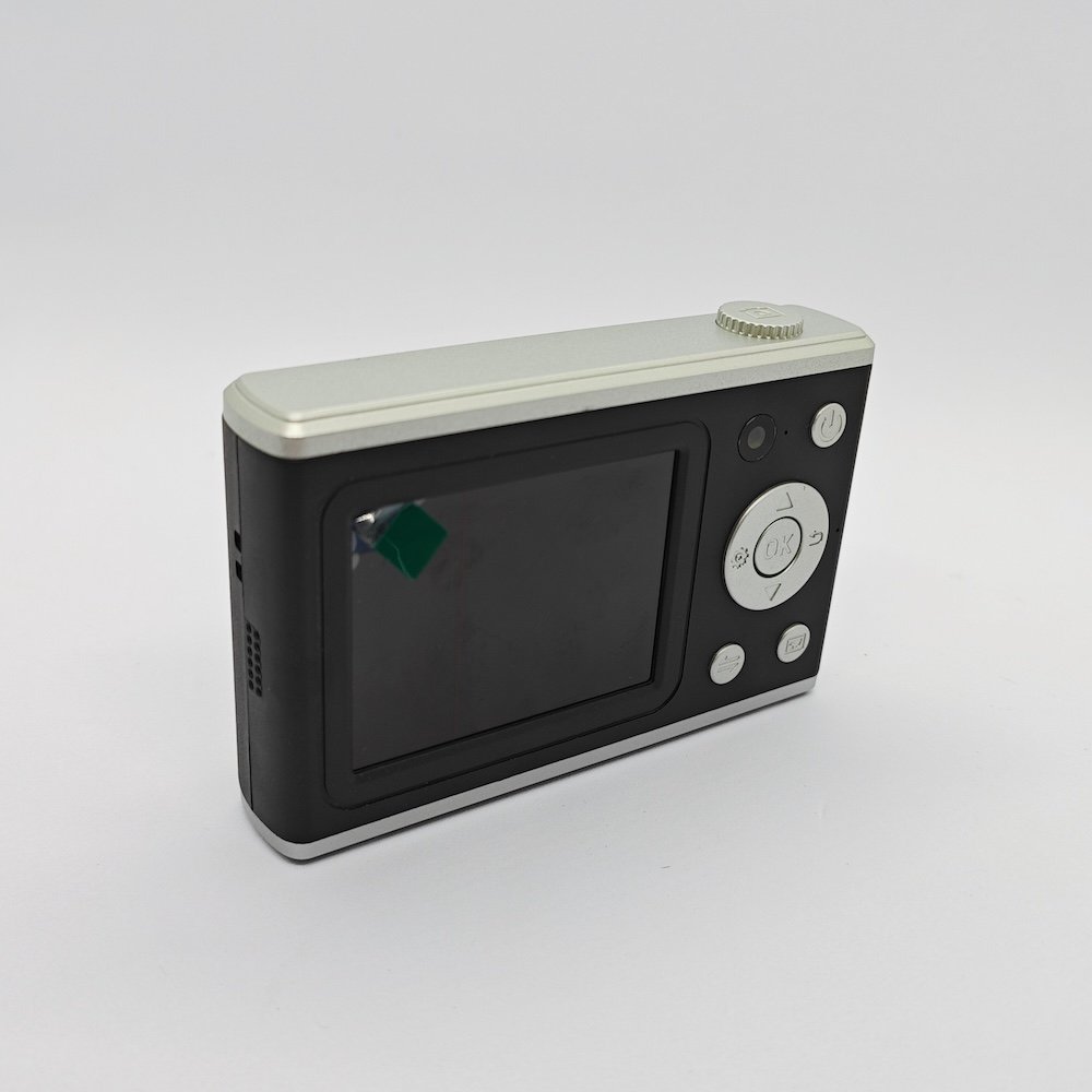 Y23 children's digital camera in black with HD display and easy-to-use control buttons, CE certified for wholesale.