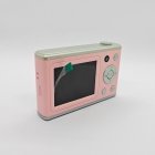 Y23 children's digital camera in pink with HD display and easy-to-use control buttons, CE certified for wholesale.