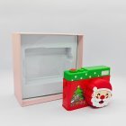 Y3 Christmas kids camera with pink gift box packaging, festive design for bulk wholesale orders.