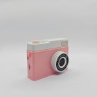 1080P HD lens of pink Y3 retro kids digital camera, dual-camera design children’s camera for bulk sourcing.