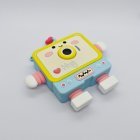Compliant Y6 durable robotic-shaped children's camera with heart antenna, high-definition photography toy for international export.