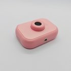Y6 compact modern design kids camera in pink with no stand, lightweight and shockproof for B2B toys distributors.