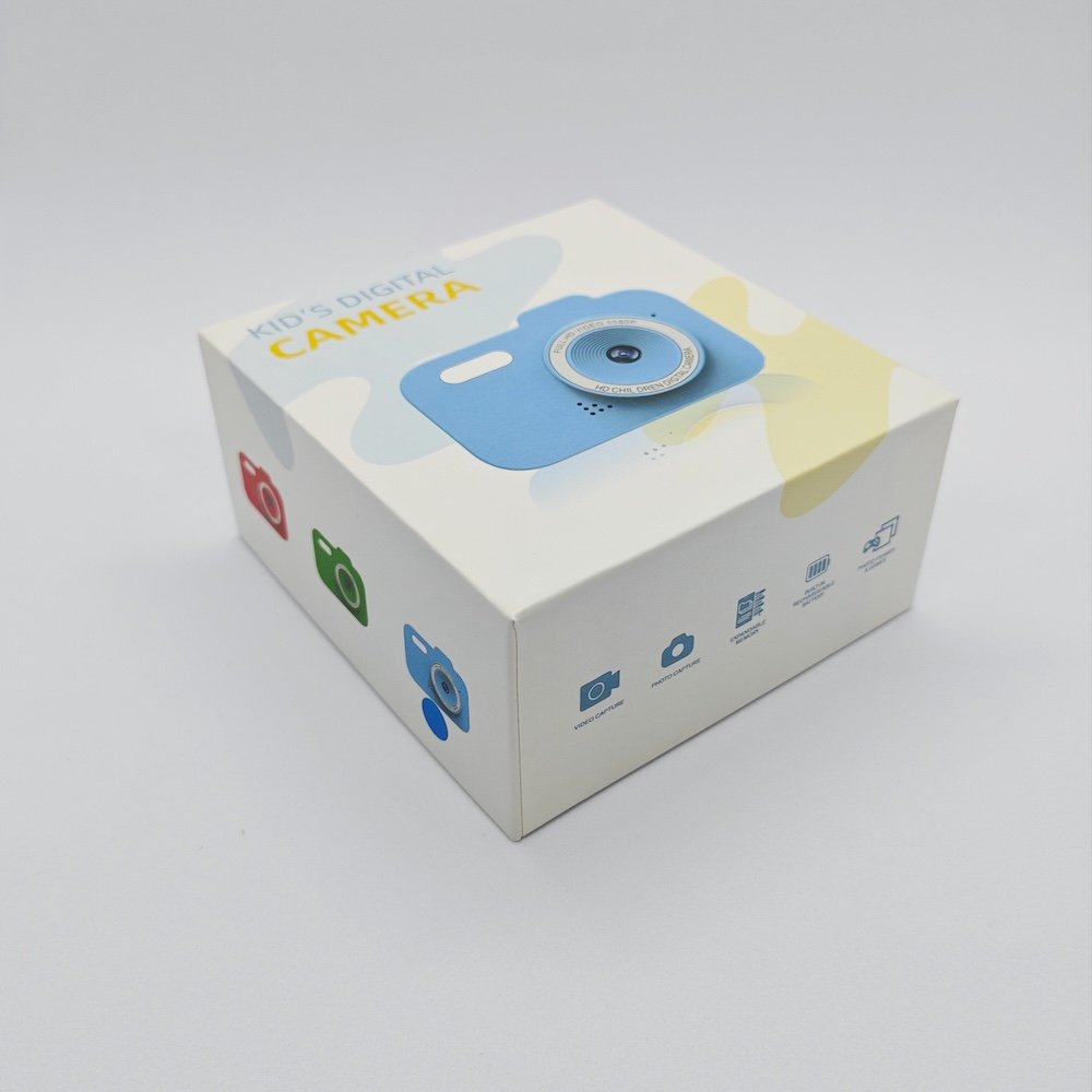 Details of gift box for Y8 kids classic camera, B2B wholesale.