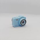 Wholesale M8 classic kids digital camera, blue retro camcorder style, factory price.