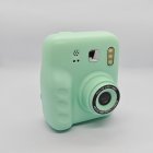 Bulk buy Y300H kids instant print camera with built-in flash light, mint green digital video recorder for B2B toy importers and gift distributors.