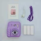 Purple Y300H instant print camera gift set for gift retailers.