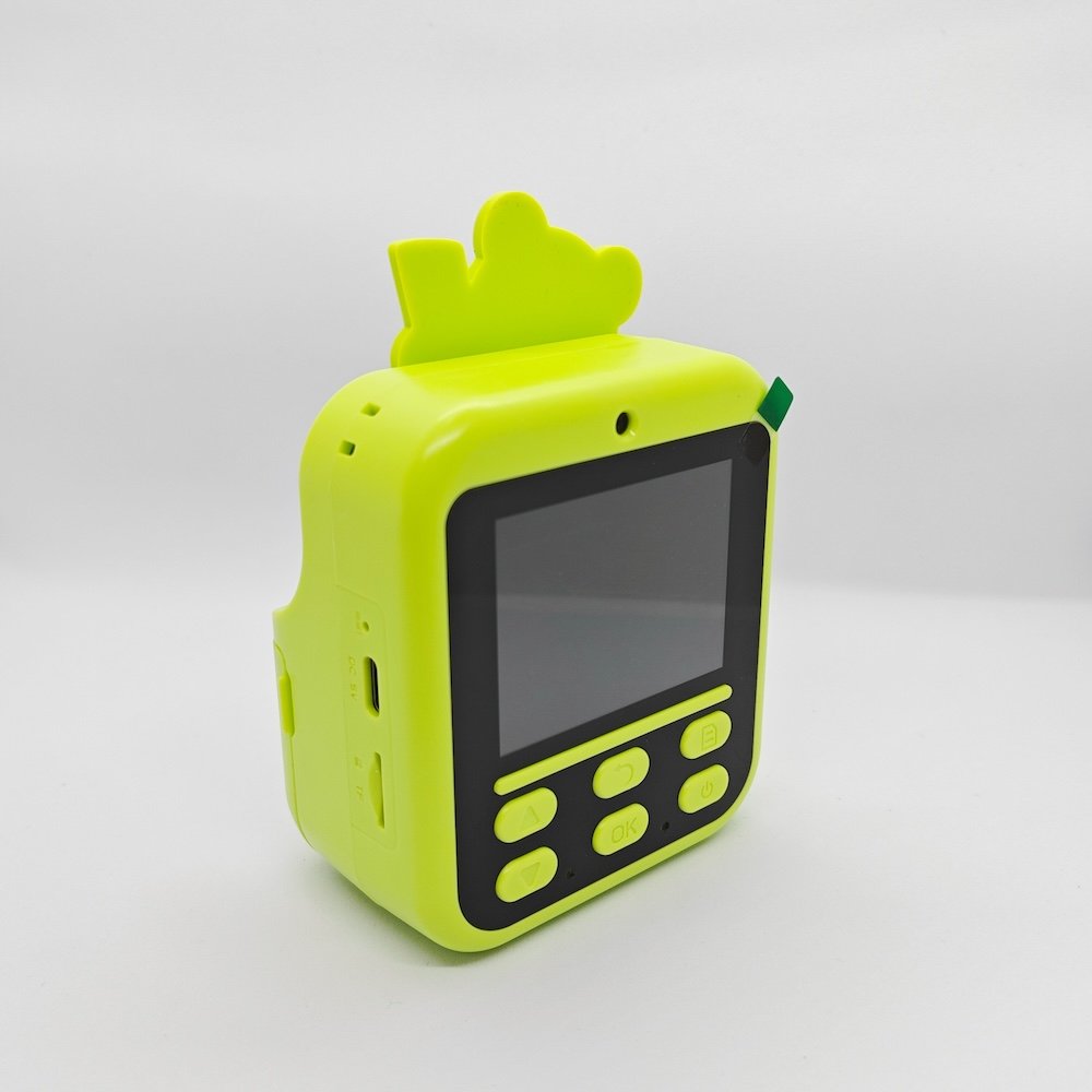 CE/RoHS/FCC certified Y900 panda kids instant print camera in green for bulk order.