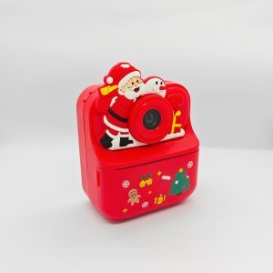 CE certified Y900 Christmas kids instant print camera - Santa Claus design thermal printer for B2B wholesale.
