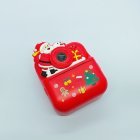 FCC approved Y900 Christmas children's digital camera with printer, red festive gift camera for toy importers.