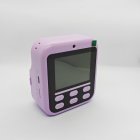 Bulk purchase purple Y900 instant photo camera for kids with 2.4-inch IPS screen, CE certified.