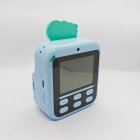 CE/RoHS/FCC certified Y900 dinosaur kids instant print camera in blue for bulk order.
