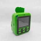 CE/RoHS/FCC certified Y900 dinosaur kids instant print camera in green for bulk order.
