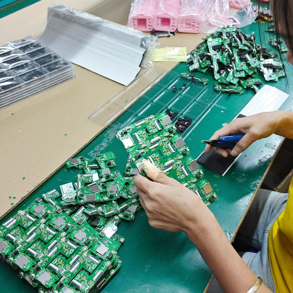 Management of core electronic components and PCB assemblies in our integrated kids camera supply chain.